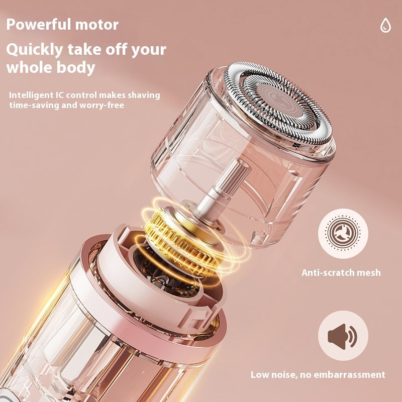 Dual-Head Electric Shaver for Women